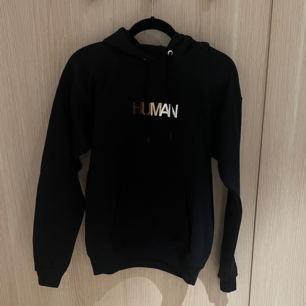 Human Black Hoodie